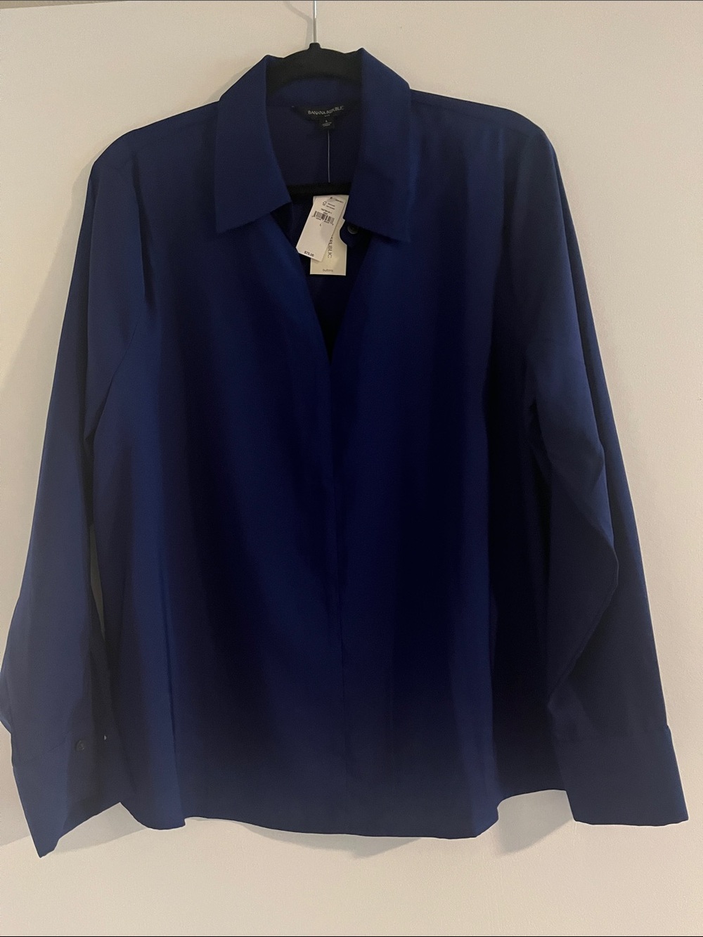 Banana Republic Deep Navy Women's Button-Front Blouse
